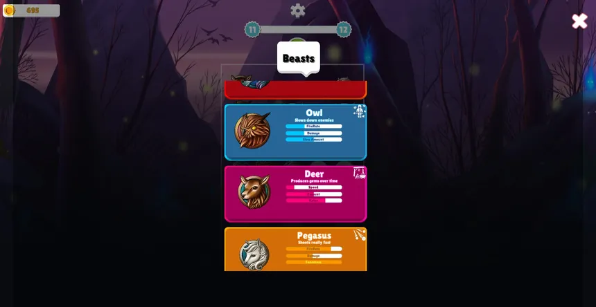Скриншот 2 к игре Merge Beasts - Defense Game