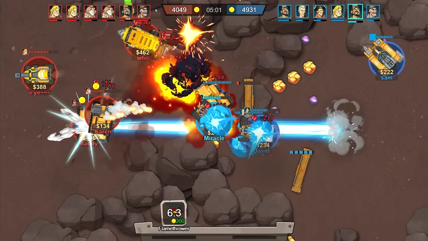 Скриншот 3 к игре 挖掘机大战挖掘机 / Mine Clash