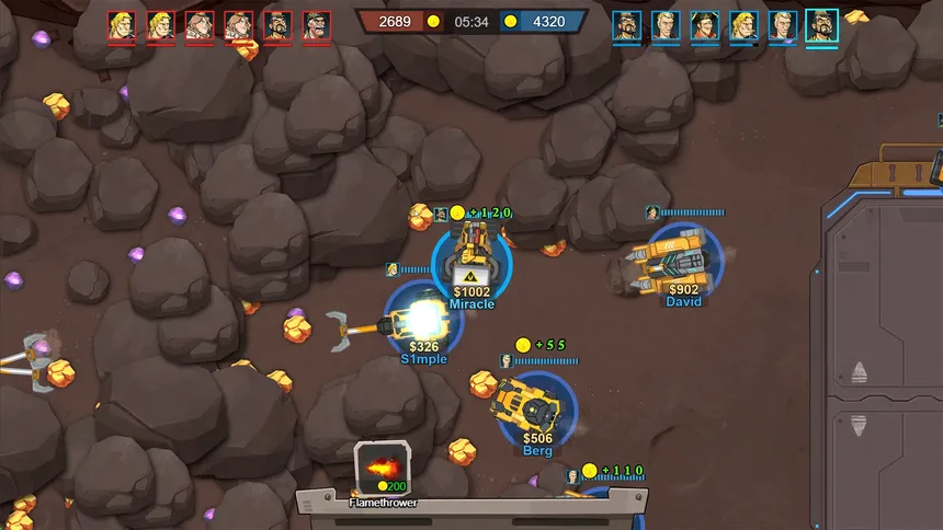 Скриншот 6 к игре 挖掘机大战挖掘机 / Mine Clash