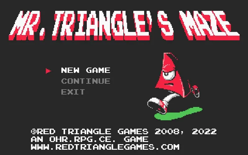 Скриншот 1 к игре Mr. Triangle's Maze