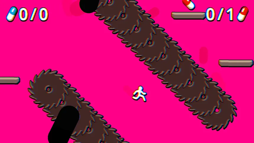 Скриншот 1 к игре Stickman Synthwave Escape