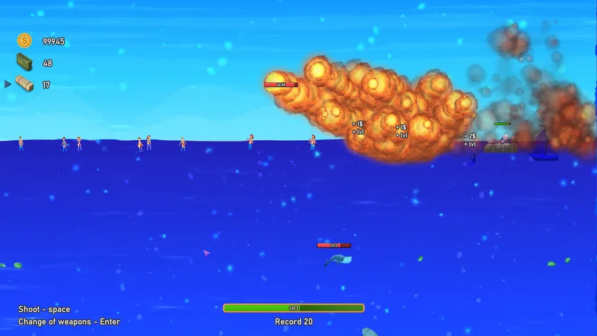 Скриншот 2 к игре Crazy shark