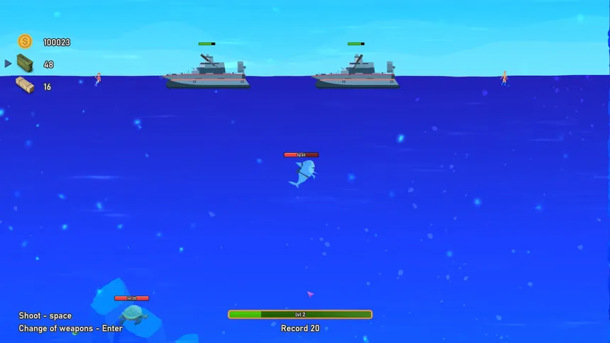 Скриншот 3 к игре Crazy shark