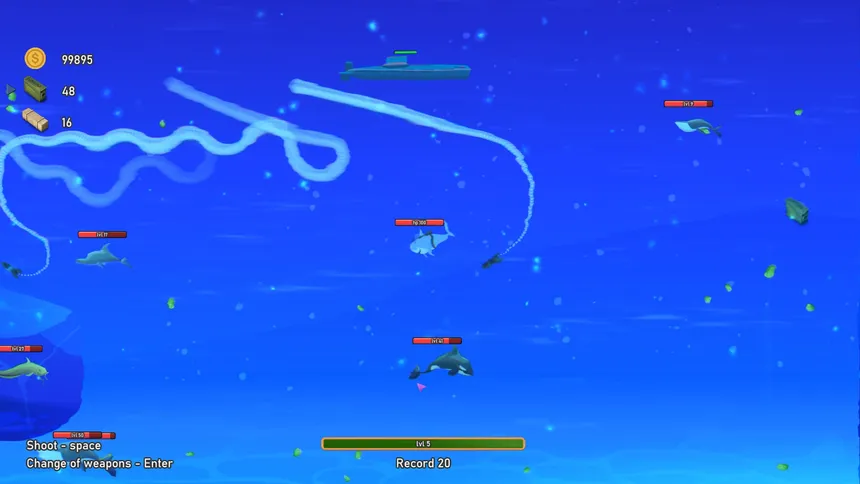 Скриншот 4 к игре Crazy shark