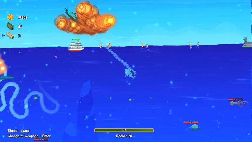 Скриншот 6 к игре Crazy shark