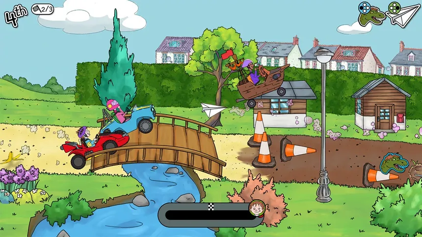 Скриншот 2 к игре Horrid Henry's Krazy Karts