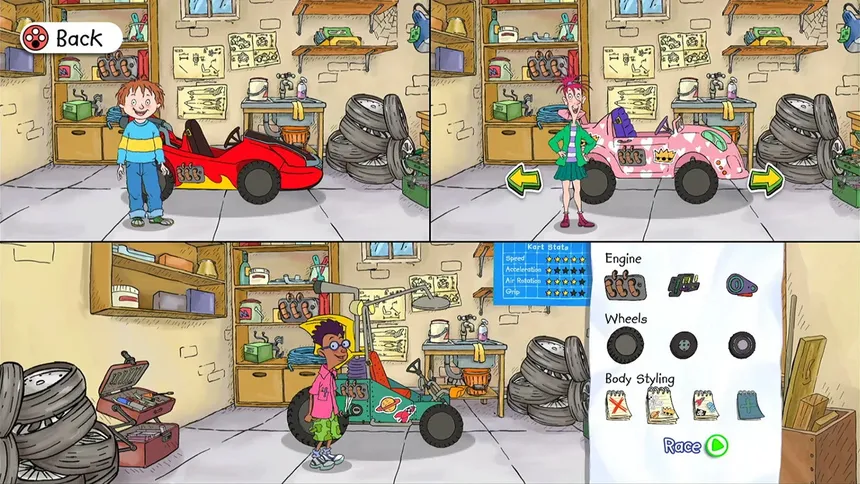 Скриншот 4 к игре Horrid Henry's Krazy Karts