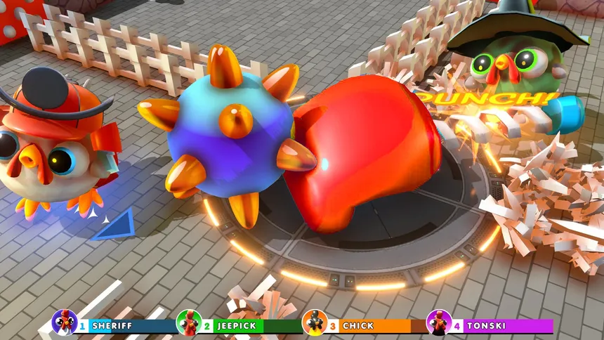 Скриншот 1 к игре Chickenoidz Super Party