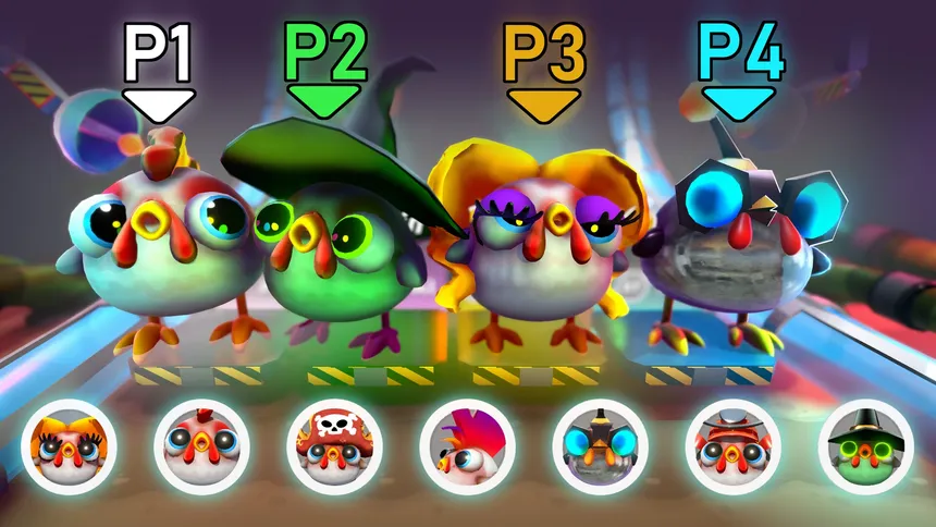 Скриншот 2 к игре Chickenoidz Super Party