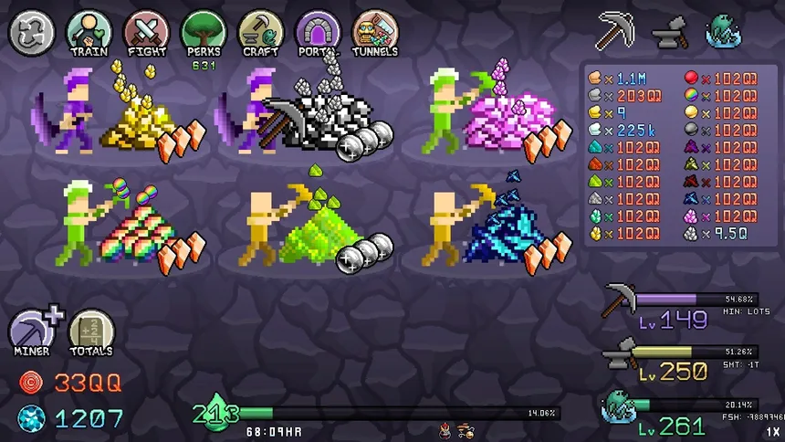 Скриншот 1 к игре Idle Skilling