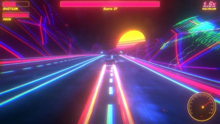 Скриншот 1 к игре Synthwave FURY