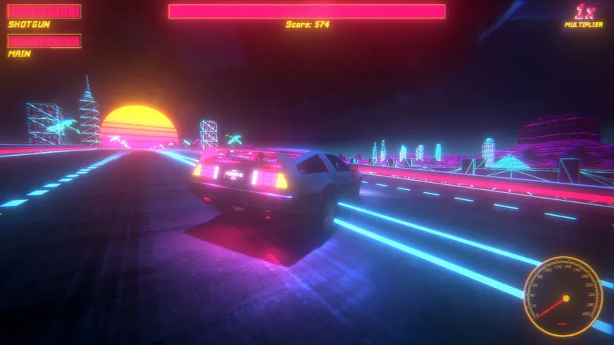Скриншот 2 к игре Synthwave FURY