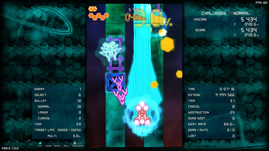 Скриншот 1 к игре Bullet Hell Monday