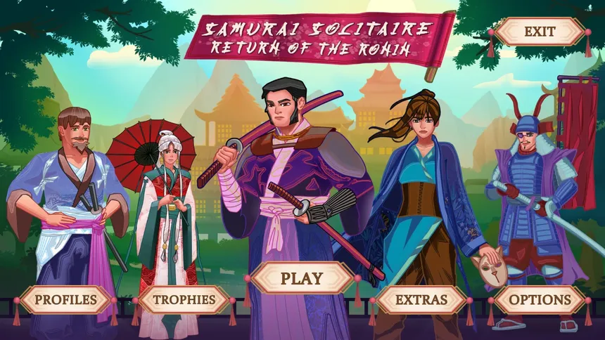 Скриншот 2 к игре Samurai Solitaire. Return of the Ronin