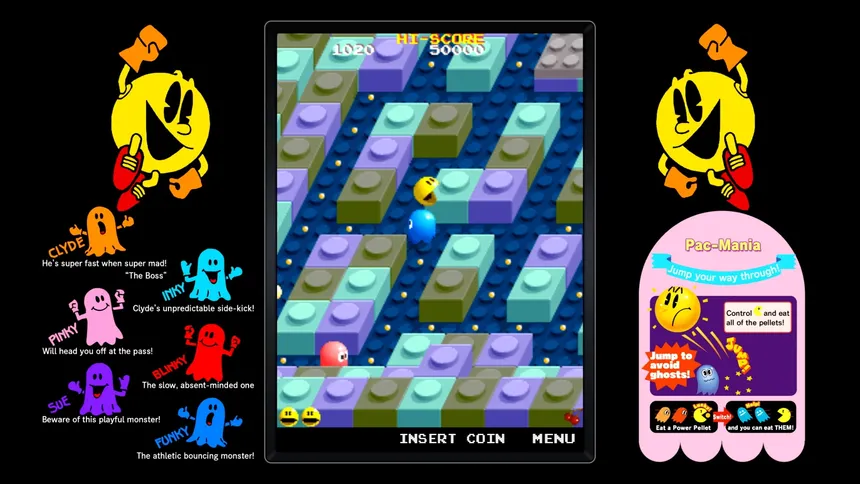 Скриншот 4 к игре PAC-MAN MUSEUM+