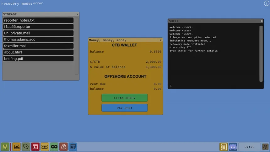 Скриншот 2 к игре Desktop Hacker
