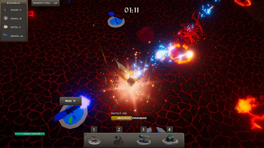 Скриншот 2 к игре Evangeline's Defense