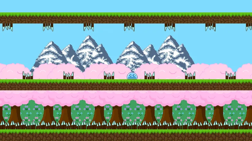 Скриншот 1 к игре Slime Jumper Adventure
