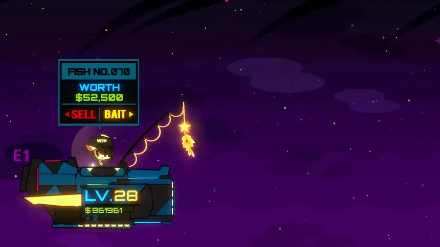 Скриншот 1 к игре Mini Star Fishing
