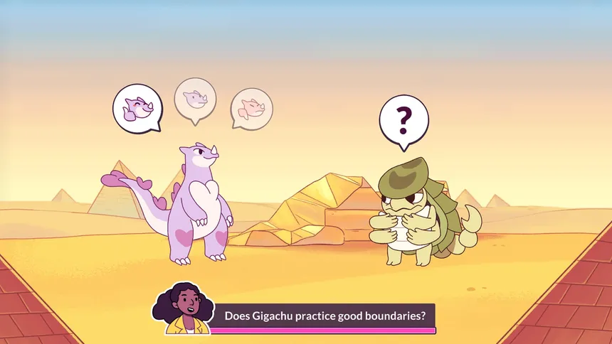 Скриншот 2 к игре Kaichu - The Kaiju Dating Sim