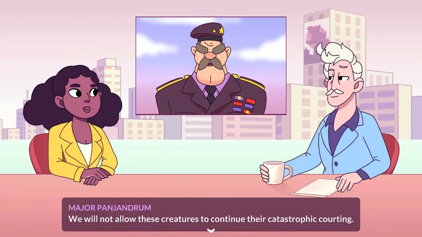 Скриншот 4 к игре Kaichu - The Kaiju Dating Sim