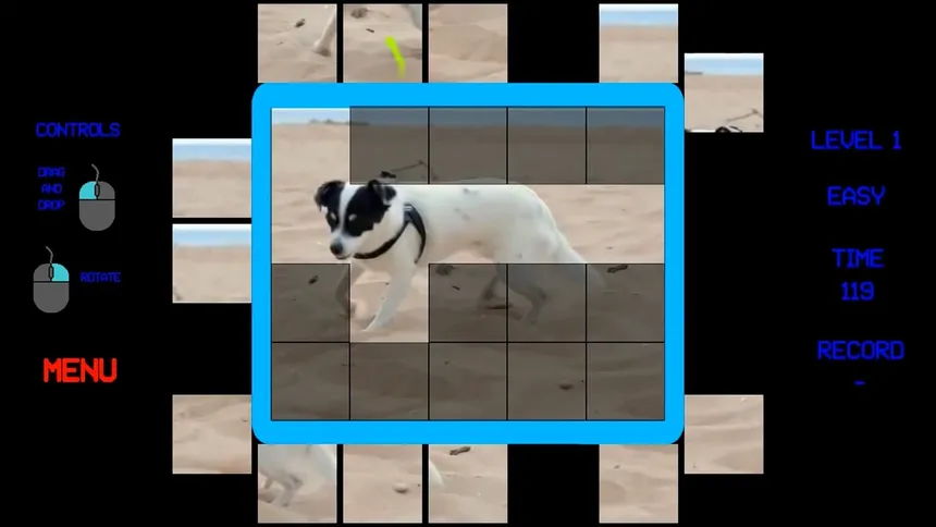 Скриншот 5 к игре Dogs Cyberpuzzle