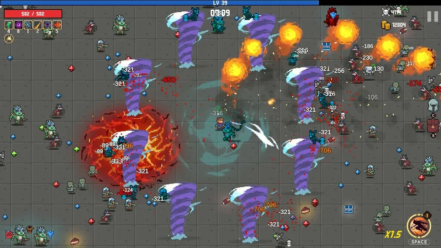 Скриншот 4 к игре Pixel Survivors : Roguelike