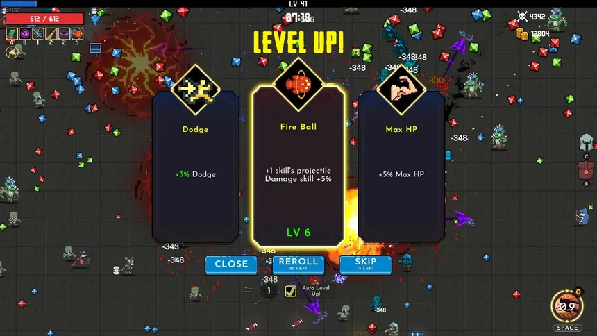 Скриншот 5 к игре Pixel Survivors : Roguelike
