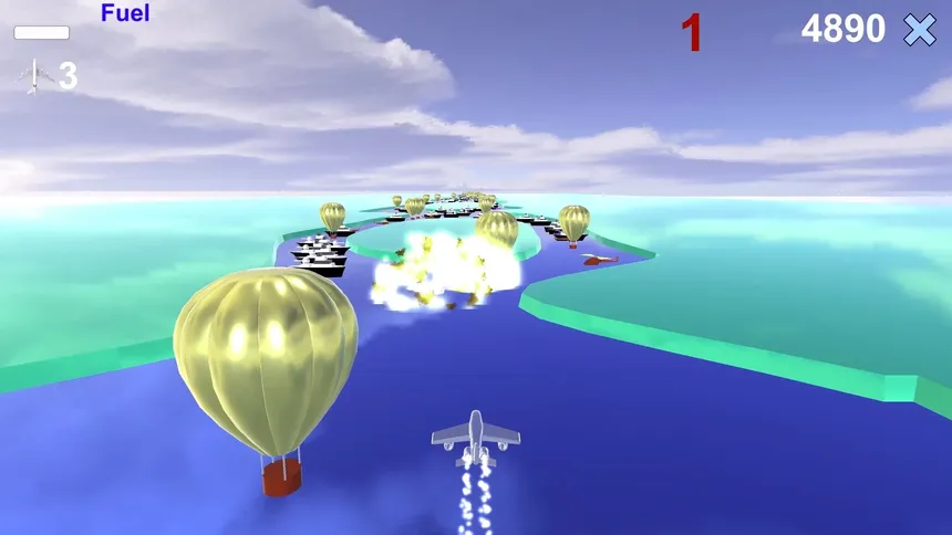 Скриншот 2 к игре River Raid 3D