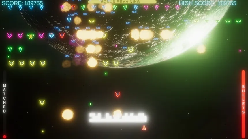 Скриншот 1 к игре Neon Invaders