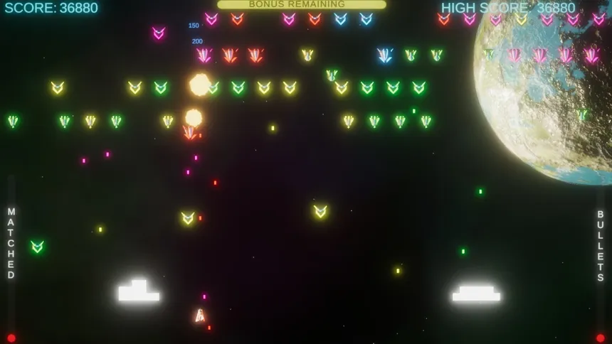 Скриншот 2 к игре Neon Invaders