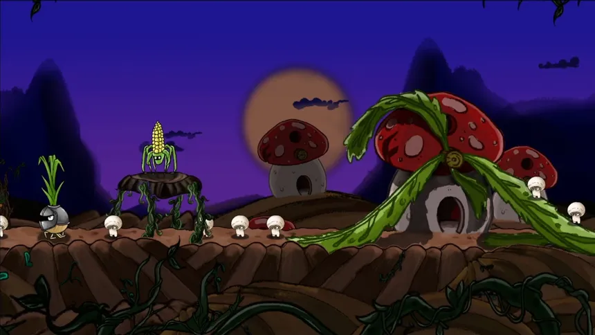 Скриншот 1 к игре Veggie Menace