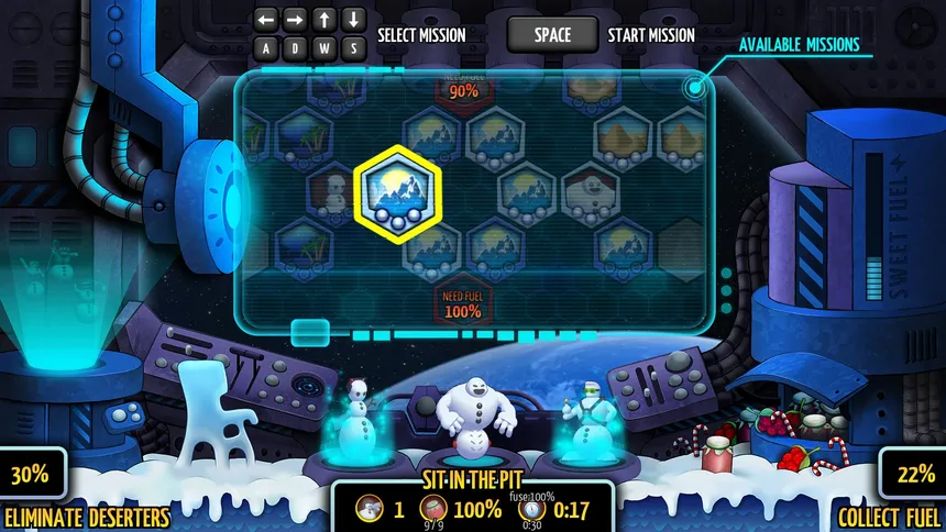 Скриншот 1 к игре Lost Snowmen