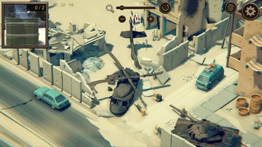 Скриншот 1 к игре Hidden Desert War Top-Down 3D