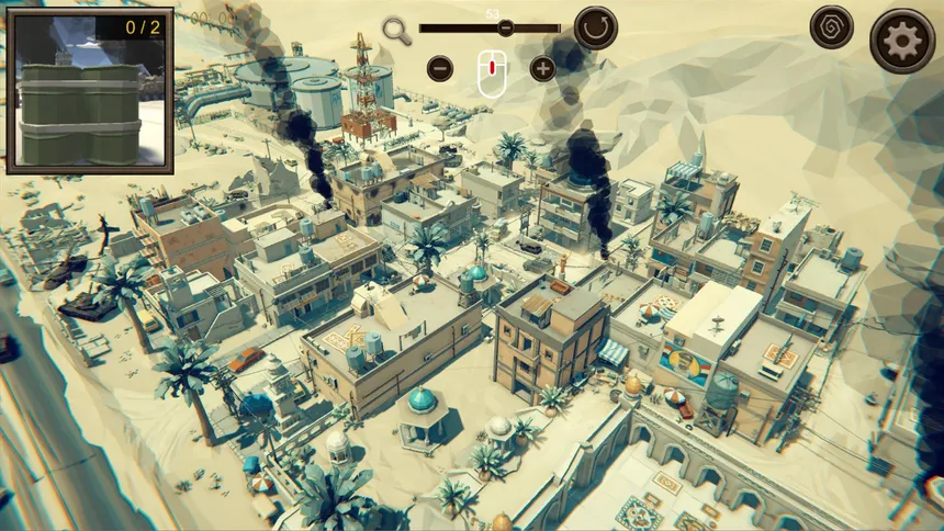 Скриншот 4 к игре Hidden Desert War Top-Down 3D