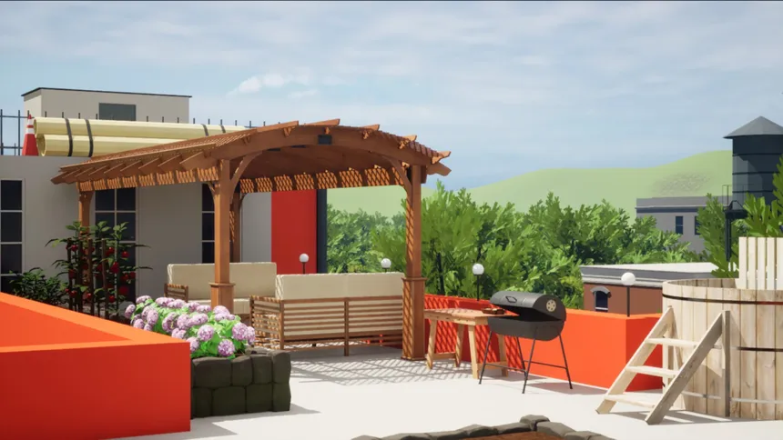 Скриншот 2 к игре Rooftop Garden Simulator