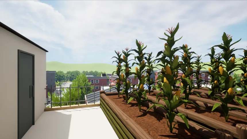 Скриншот 4 к игре Rooftop Garden Simulator