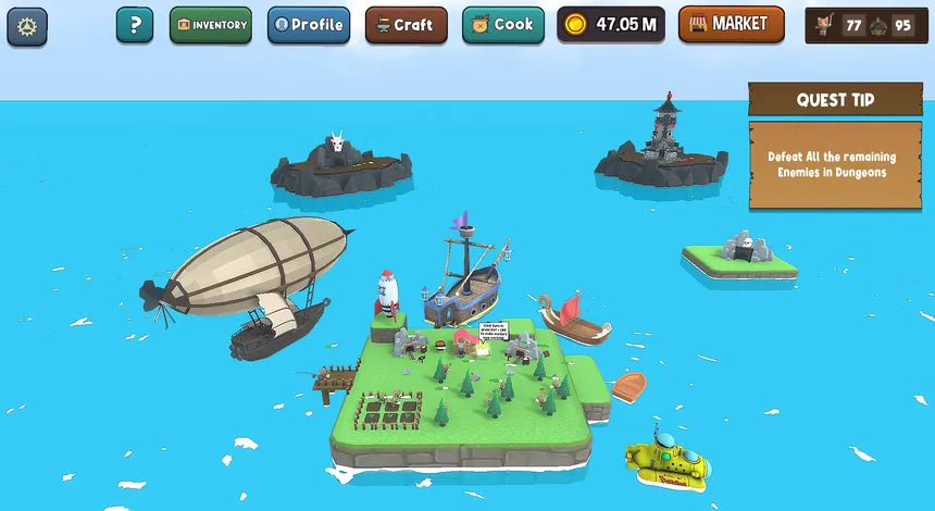 Скриншот 1 к игре Island Idle RPG