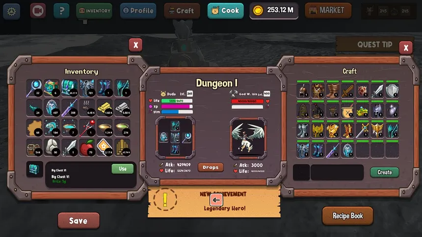 Скриншот 3 к игре Island Idle RPG
