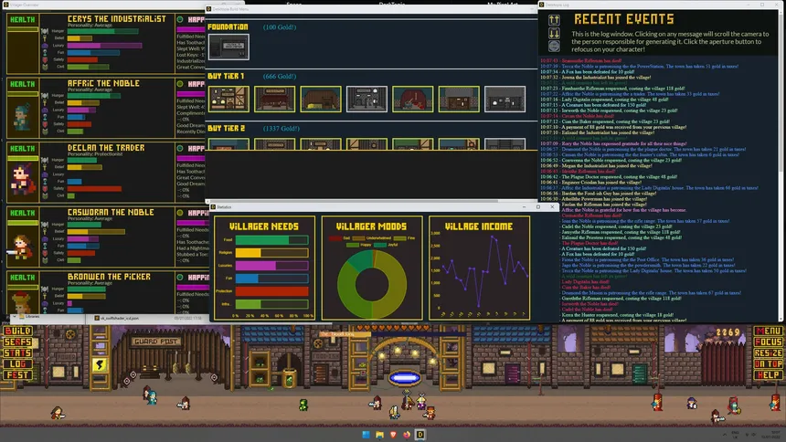 Скриншот 2 к игре Desktopia: A Desktop Village Simulator