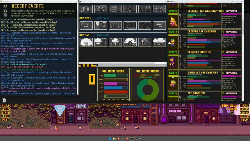 Скриншот 3 к игре Desktopia: A Desktop Village Simulator