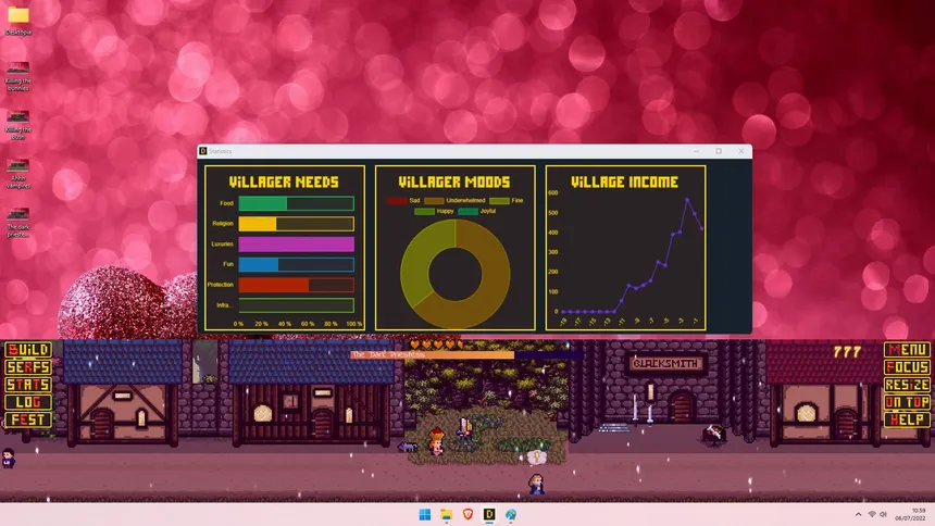 Скриншот 7 к игре Desktopia: A Desktop Village Simulator