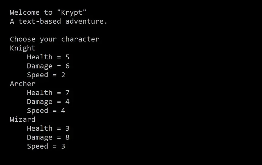 Скриншот 1 к игре Krypt