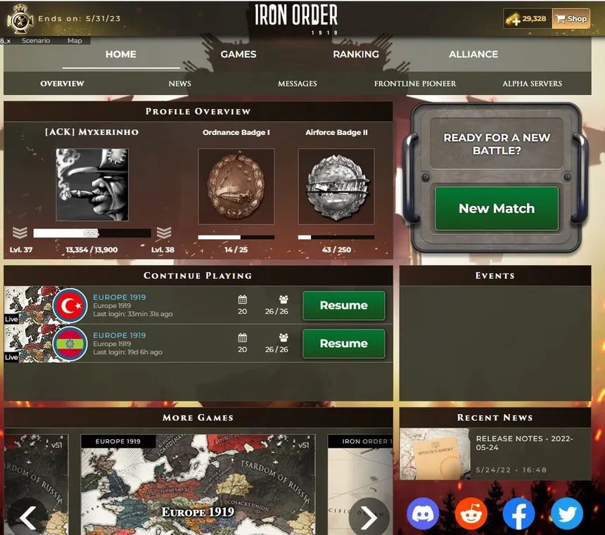 Скриншот 3 к игре Iron Order 1919