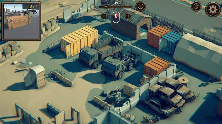 Скриншот 1 к игре Hidden Battle Top-Down 3D