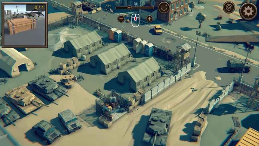 Скриншот 4 к игре Hidden Battle Top-Down 3D