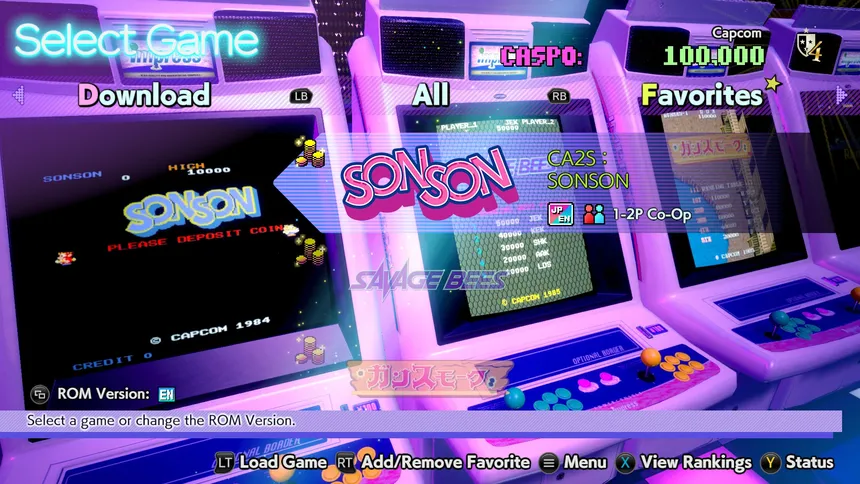 Скриншот 1 к игре Capcom Arcade 2nd Stadium