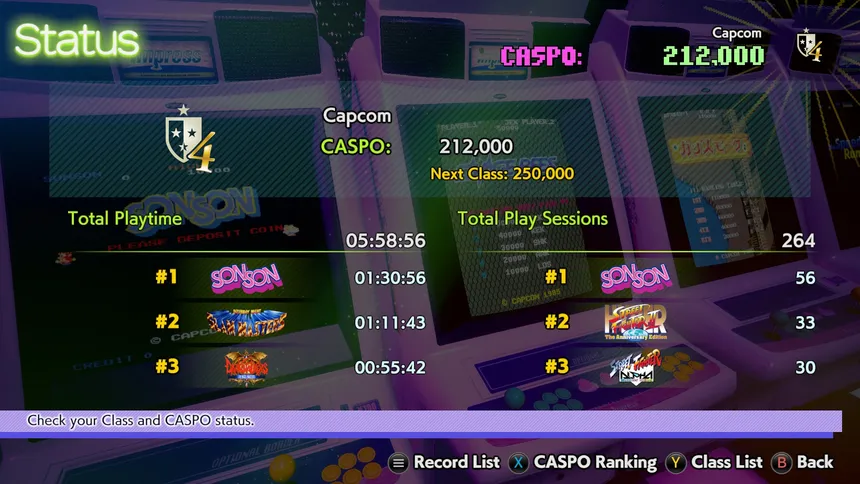 Скриншот 8 к игре Capcom Arcade 2nd Stadium