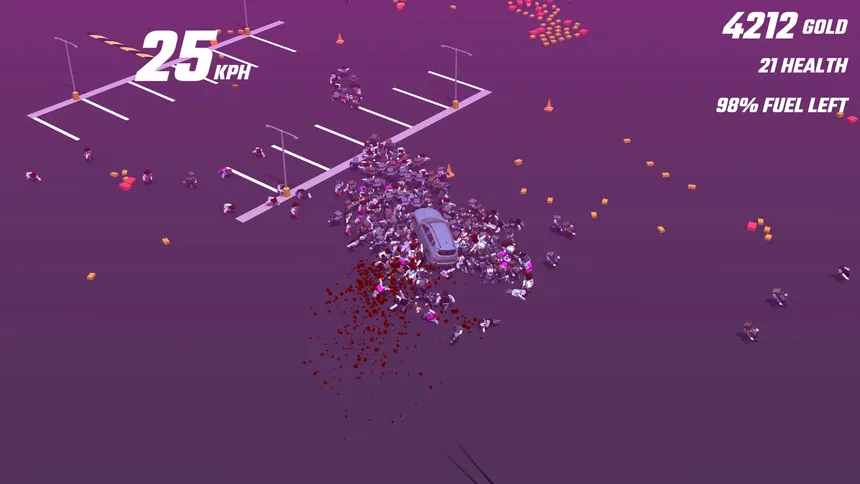 Скриншот 1 к игре Running Over Zombies