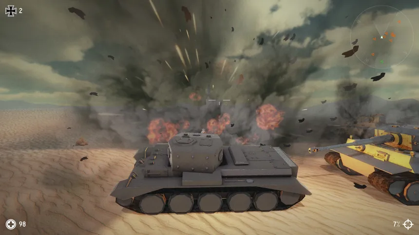 Скриншот 2 к игре Tank Commander: Battlefield